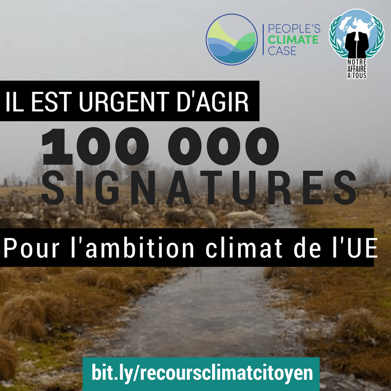 Il est urgent d’agir : découvrez nos visuels pour la pétition du Recours Climat Citoyen !
